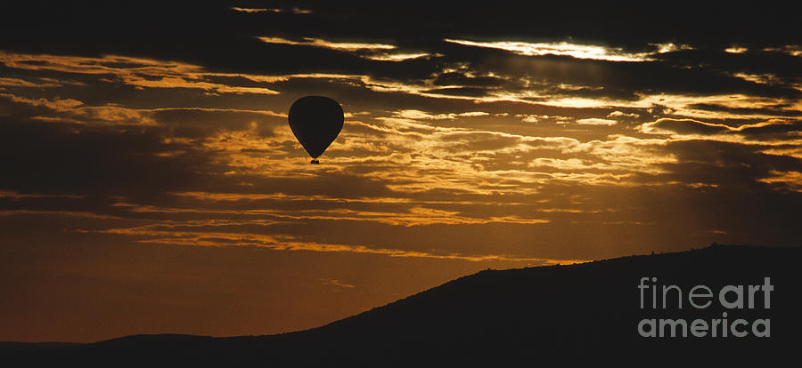 Kenya - Sunrise Ballooning Photograph by Sandra Bronstein