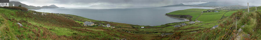 Ireland Photograph - Kerry Shoreline Panorama by Noam Cohen