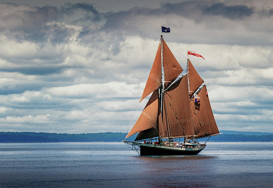 Ketch Angelique Photograph by Fred LeBlanc