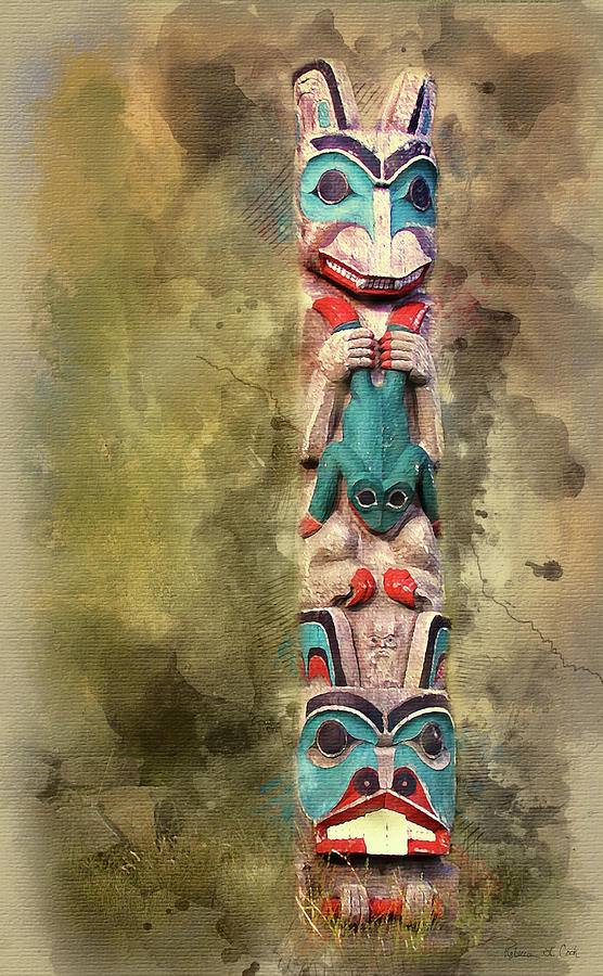 Ketchikan Alaska Totem Pole Photograph by Bellesouth Studio