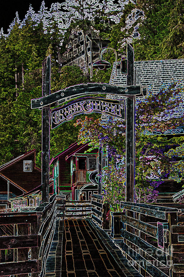 Ketchikan Creek St Graphic Photograph by Louise Magno