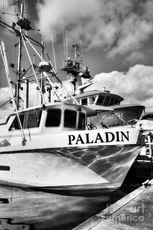 Ketchikan Fishing Boats BW Photograph by Mel Steinhauer