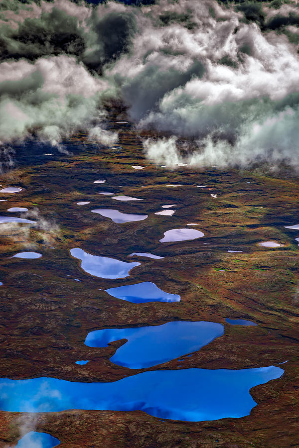 Denali National Park Photograph - Kettle Ponds On The Tundra by Rick Berk