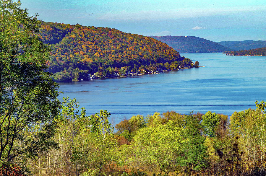 Keuka Lake from the south Photograph by Mary Courtney