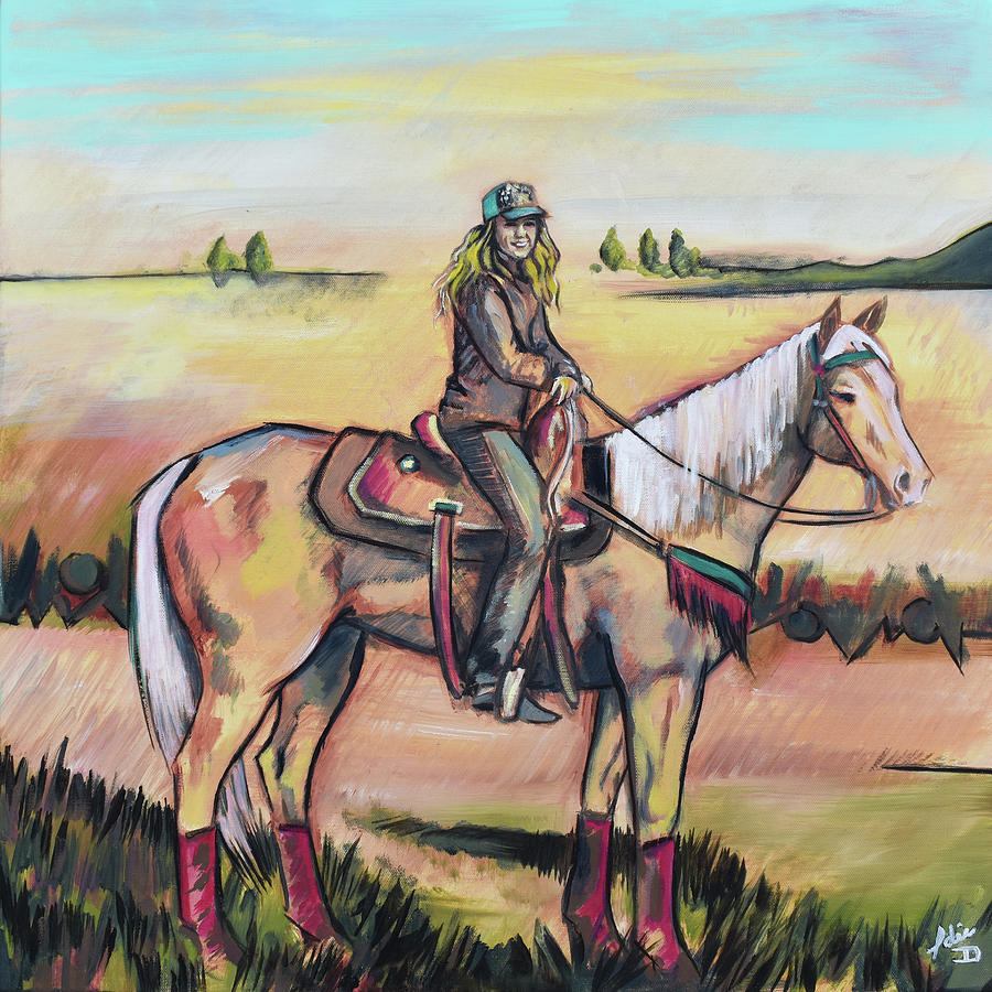 Portrait Painting - Kevi by Idie Karr Portrait Painting - Kevi by Idie Karr