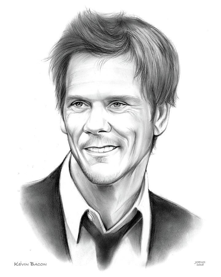 Kevin Bacon Drawing by Greg Joens