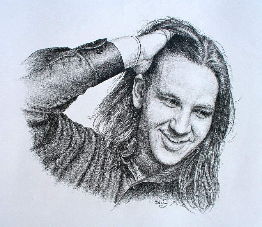 Kevin Daniel Yates Drawing by Mike Ivey