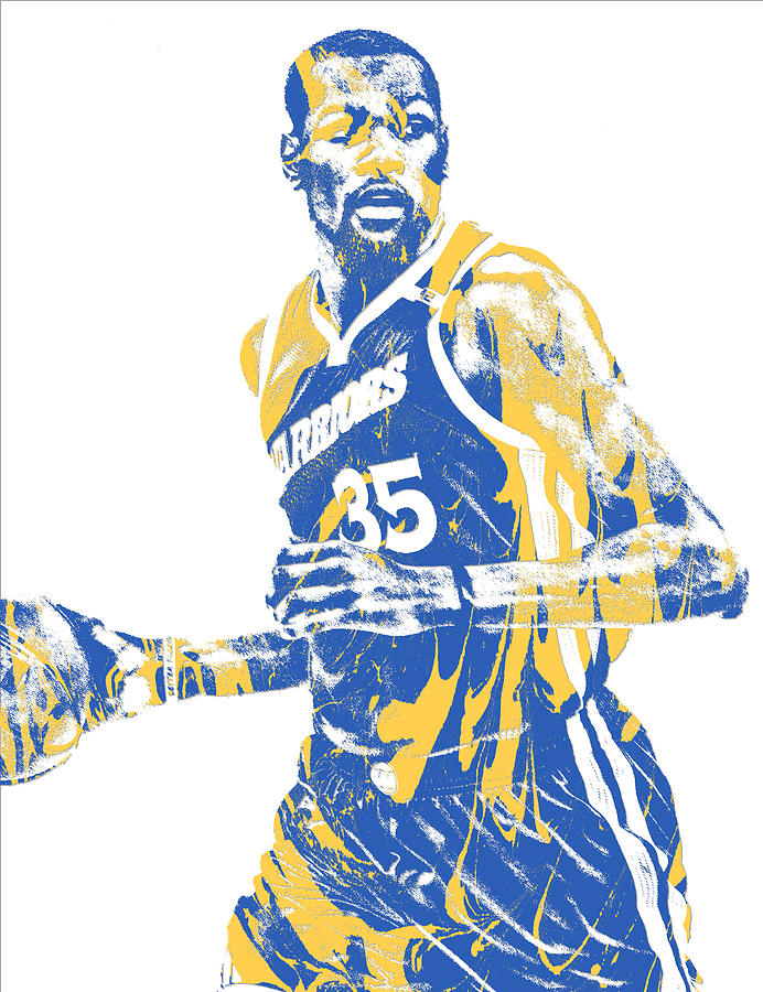 Kevin Durant Oklahoma City Thunder Pixel Art 5 T-Shirt by Joe Hamilton -  Pixels