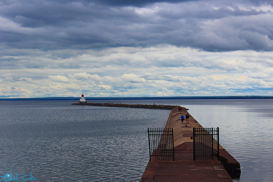 Keweenaw Waterway Lighthouse Photograph by Michael Rucker