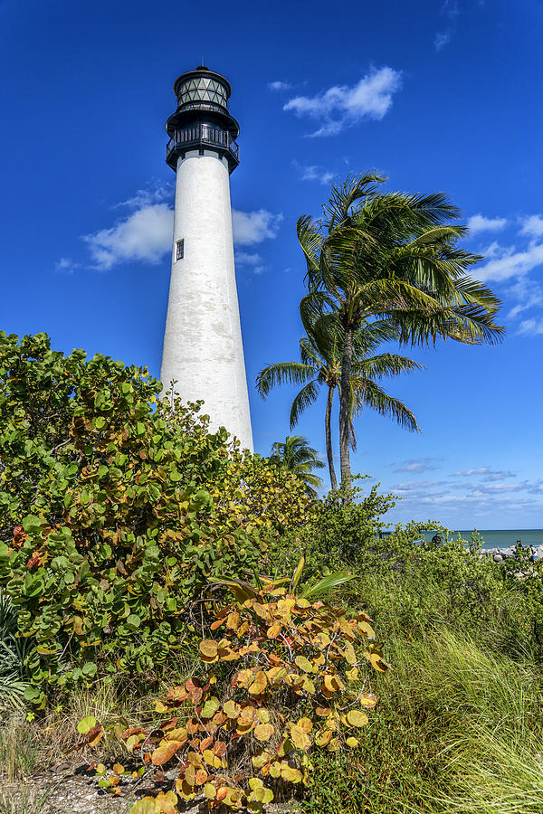 Key Biscayne Lighthouse Florida DSC01895_16 Photograph by Greg Kluempers