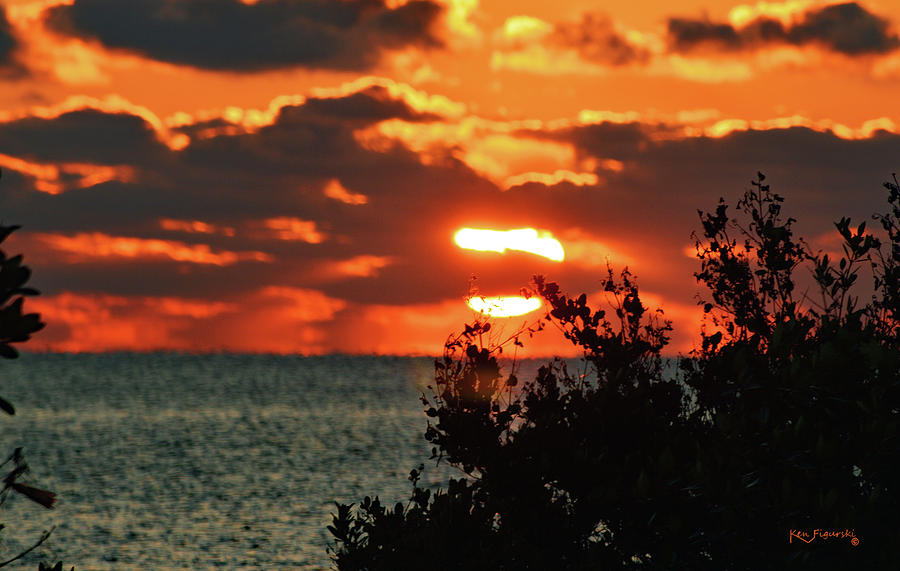 Key Largo Fire Sunrise Photograph by Ken Figurski