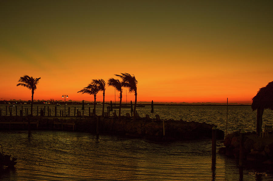 Key Largo Orange Sunset  Photograph by Ken Figurski