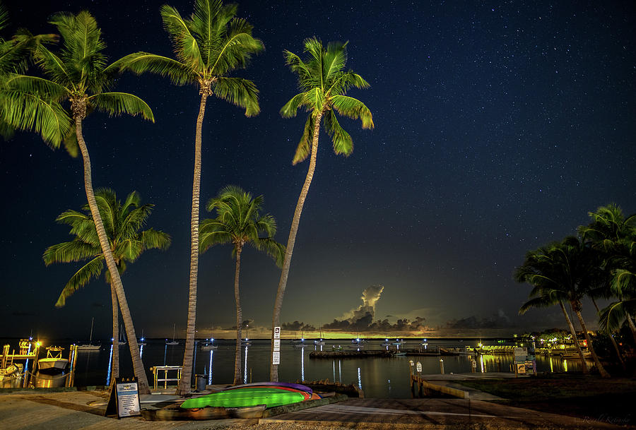 Key Largo Starry Nightscape Photograph