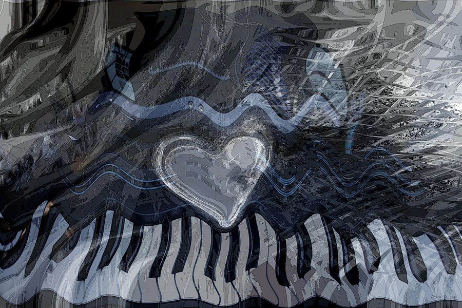 Key Waves Digital Art by Linda Sannuti