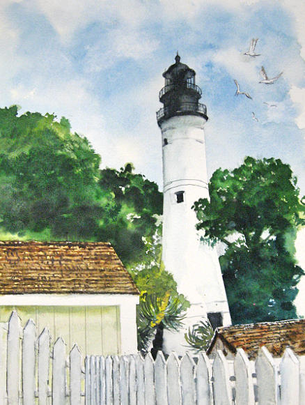 Key West Beauty Painting by Bobby Walters