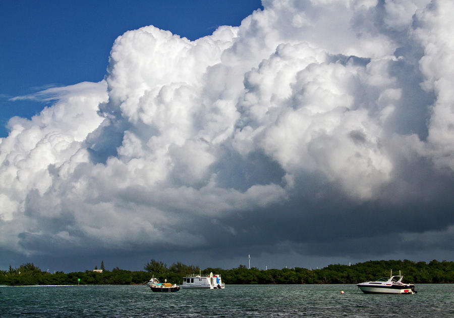 Key West Clouds Rolling In Photograph by Bob Slitzan