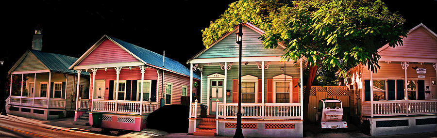 Key West Conch Houses Photograph by Perry Frantzman
