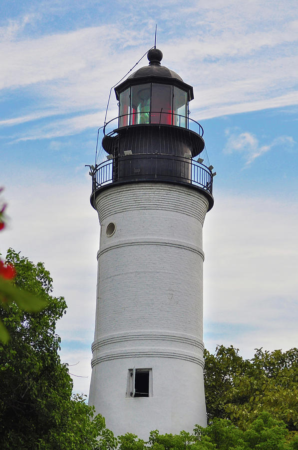 Key West Florida Lighthouse Photograph by Bill Cannon