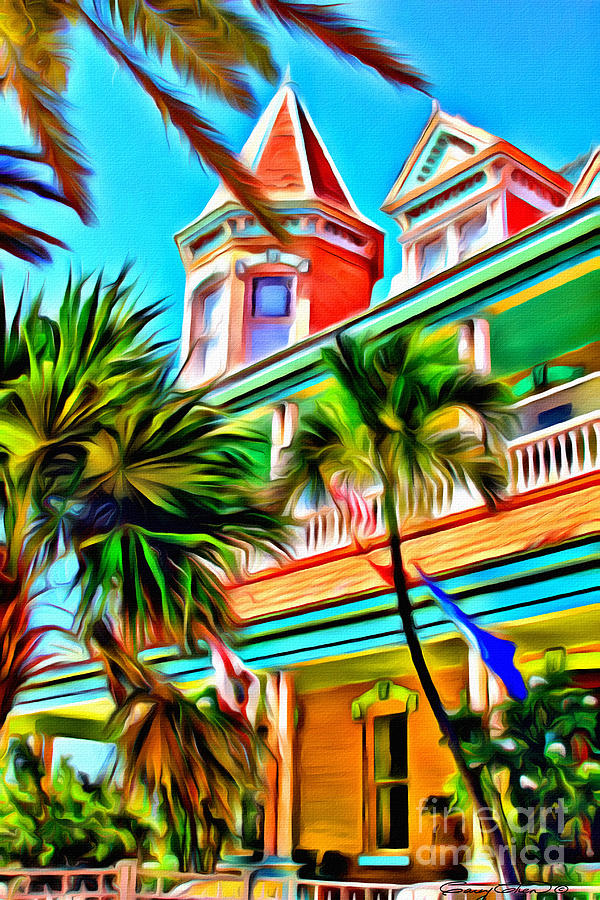 Key west home Photograph by Carey Chen