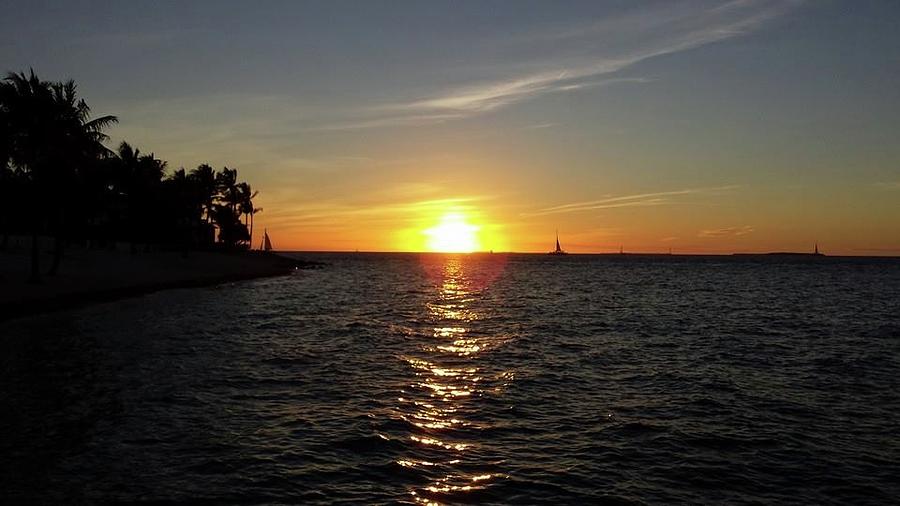 Sunset Photograph - Key West by Margaret Vargas