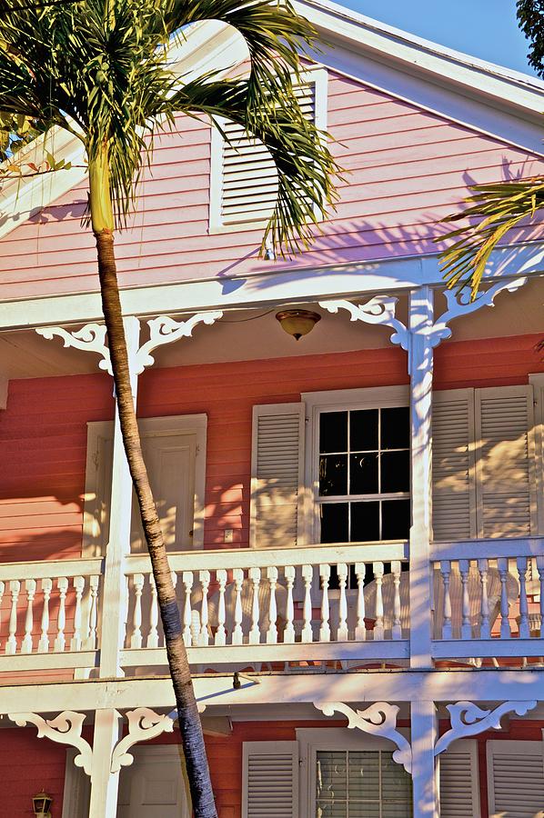 Key West pink house Photograph by Dale Chapel - Fine Art America