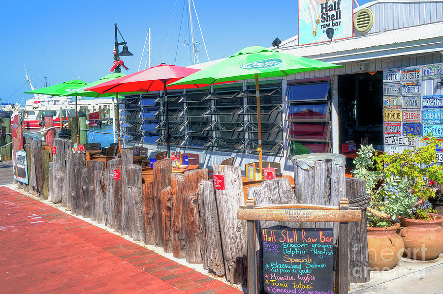 Key West Raw Bar Photograph by Ules Barnwell