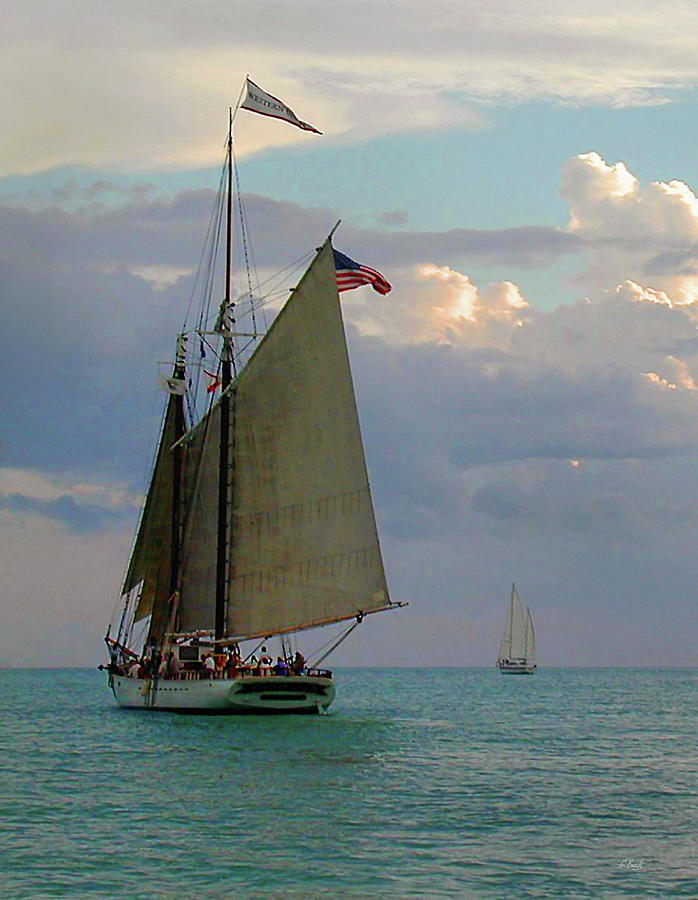 Key West Sail  Photograph by Gordon Beck