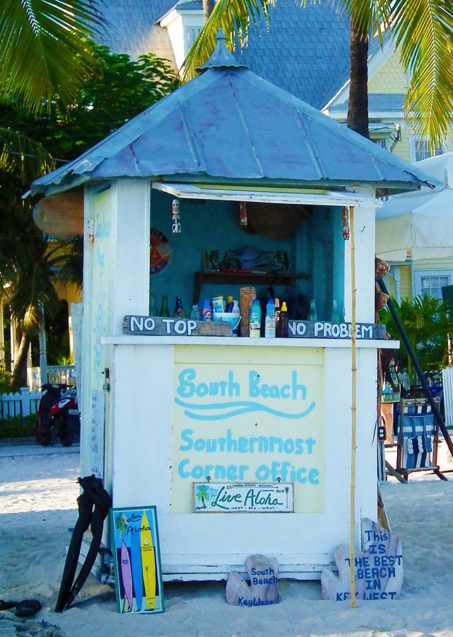 Key West Southbeach Hut Photograph by Tammy Chesney