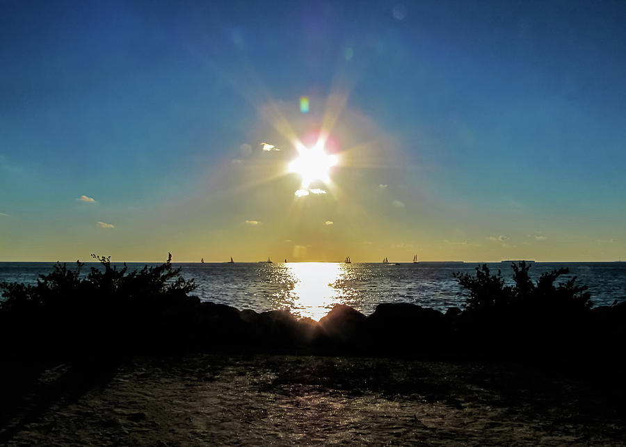 Key West Star Sunset Photograph by Bob Slitzan