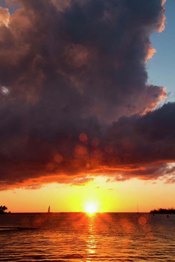 Sunset Photograph - Key West Sunset 26 by Bob Slitzan