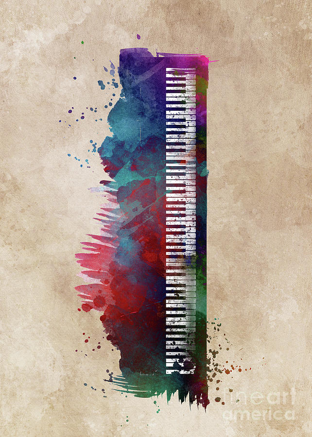 Keyboard Art Music Instrument Digital Art