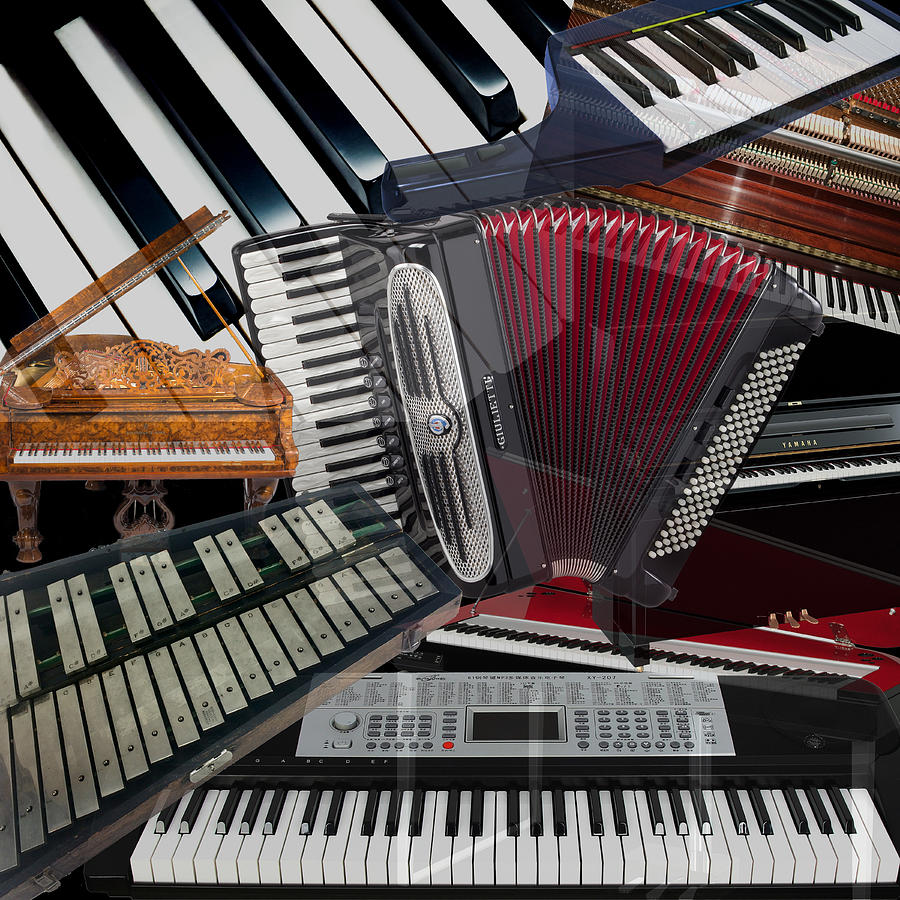 Piano Photograph - Keyboard Instruments by Andrew Fare