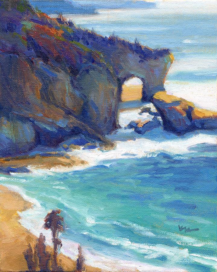 Arch at Treasure Island Painting by Konnie Kim