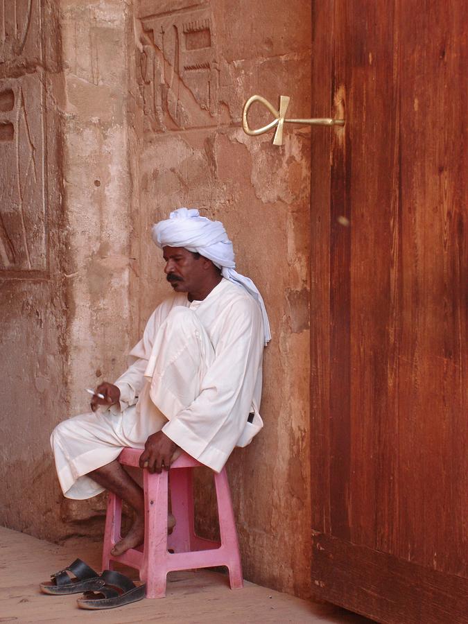 Keymaster of Abu Simbel Photograph by Richard Deurer