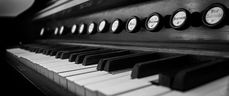 Keys And Knobs In Black and White Photograph by Greg and Chrystal Mimbs
