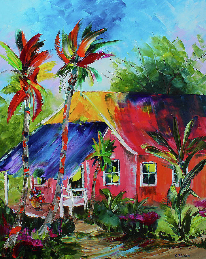 Keys Cottage Painting by Kevin Brown