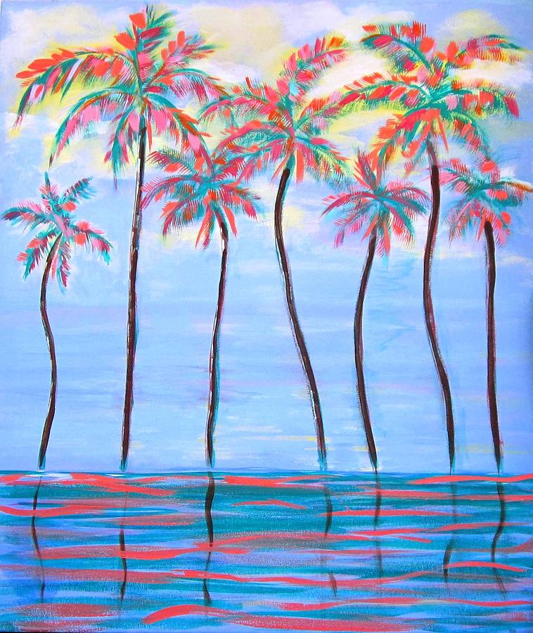 Tree Painting - Keys Vision by Linda Cabrera