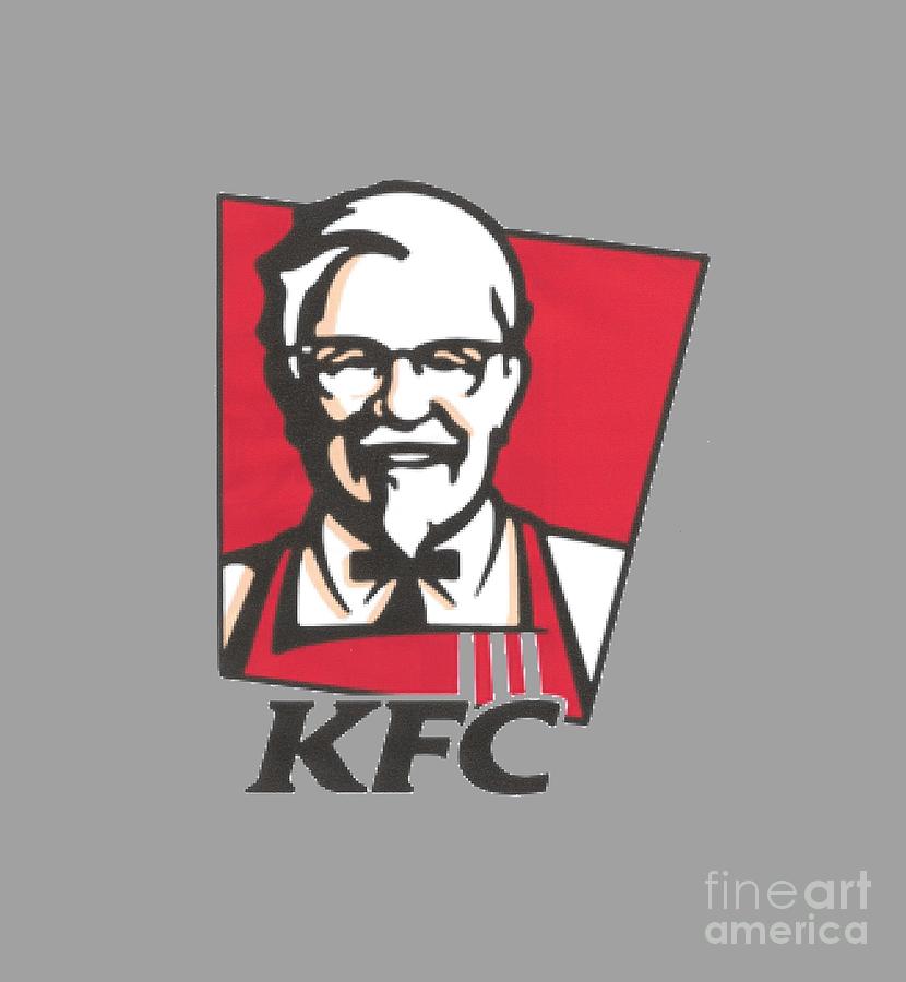 KFC T-shirt Painting by Herb Strobino