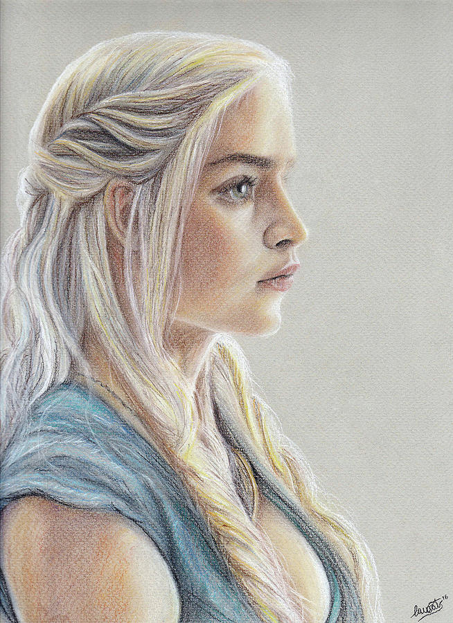 Khaleesi Drawing by Laura Coats Fine Art America