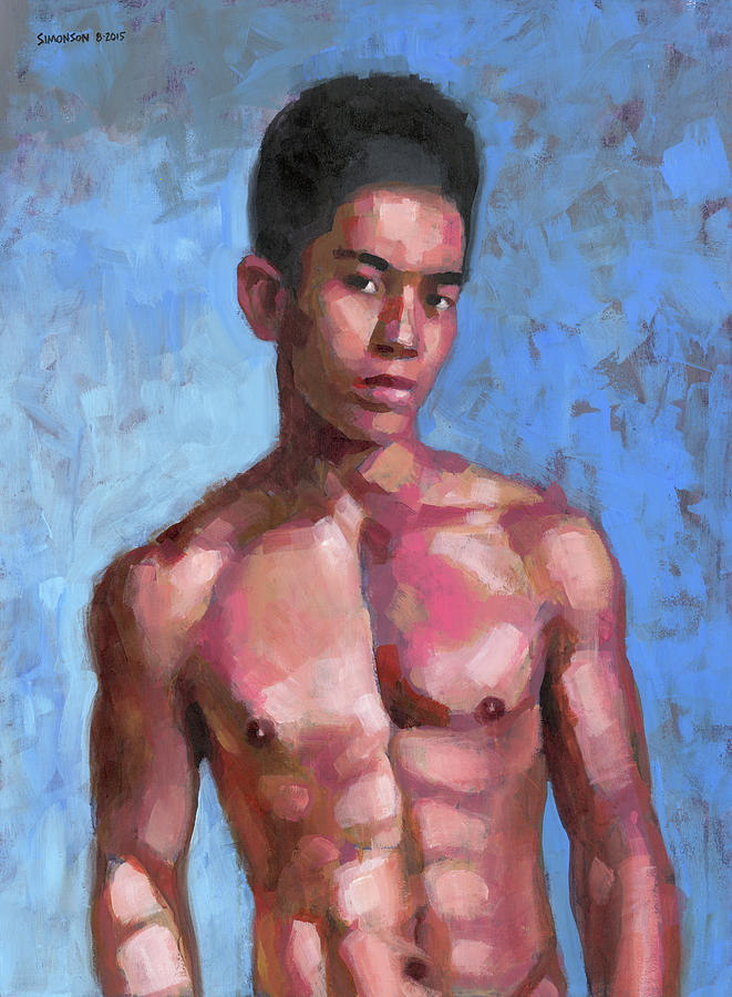 Khanh At Painting By Douglas Simonson