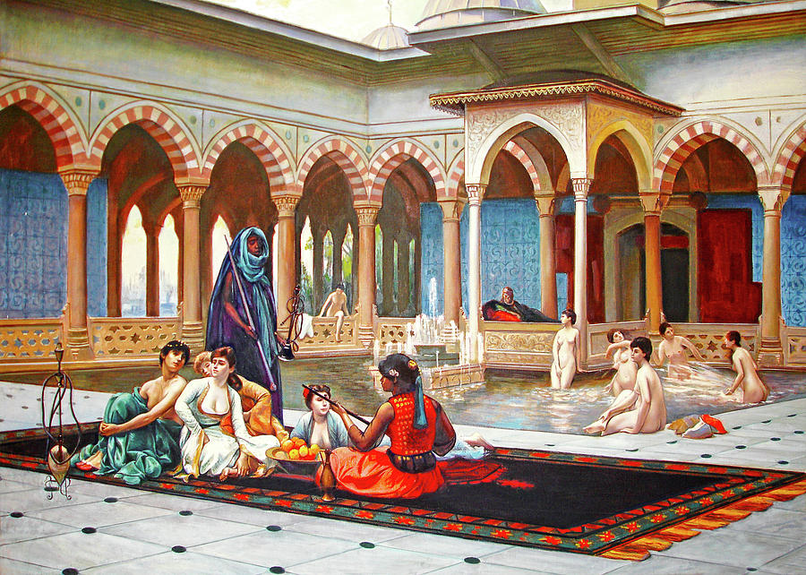 Khanito Harem Painting by Munir Alawi