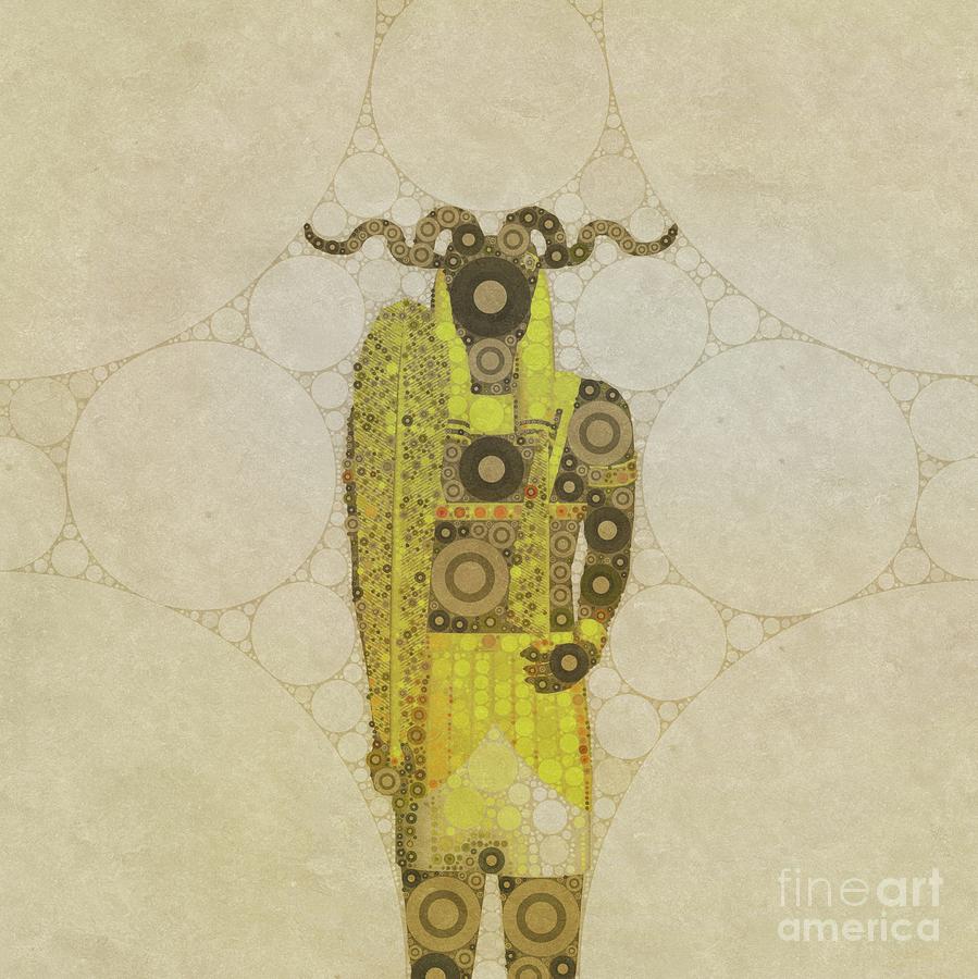 Khnum, Ancient God Of Egypt, Pop Art By Mb Digital Art