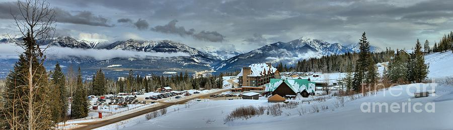 Kicking Horse Ski Resort Panorama Photograph by Adam Jewell