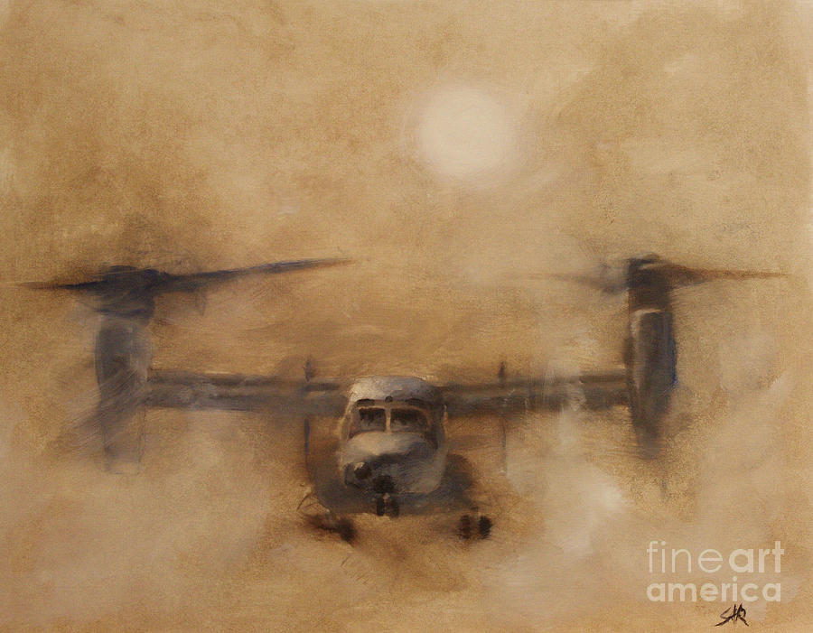 Osprey Painting - Kicking Sand by Stephen Roberson