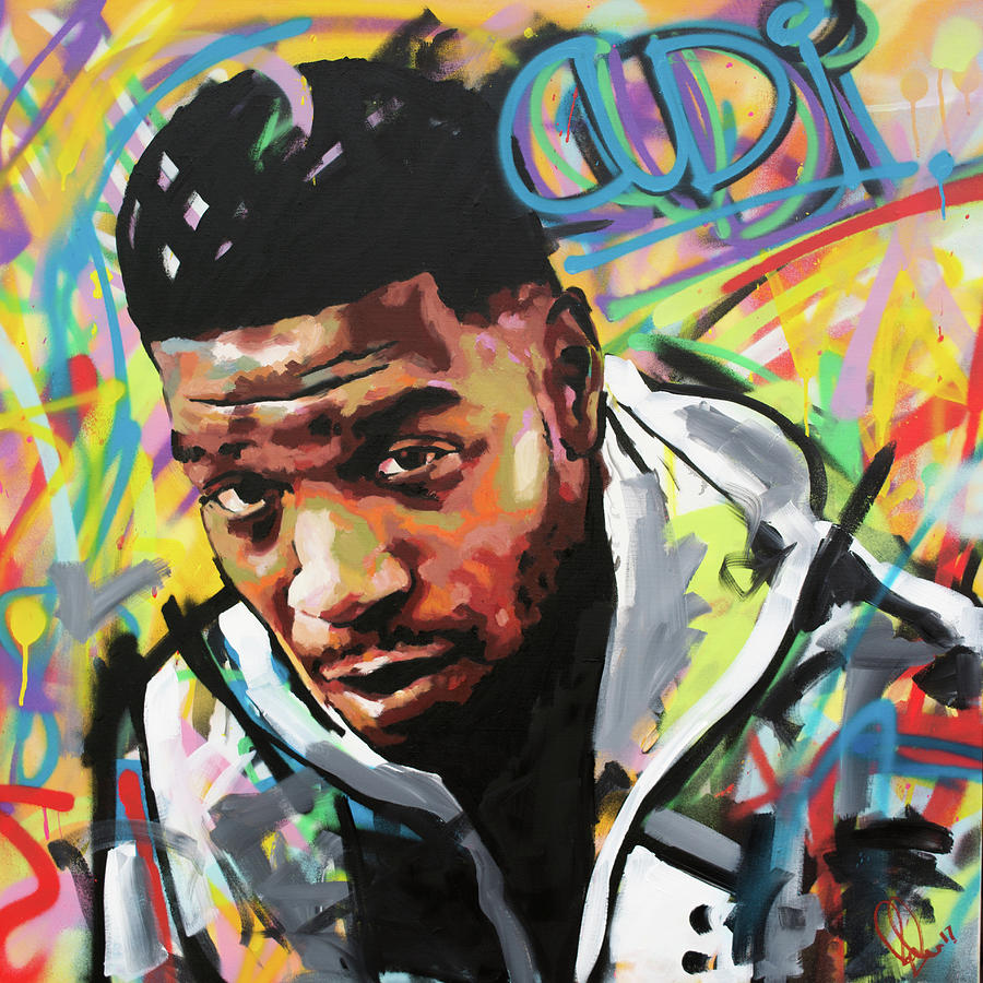 Kid Cudi Painting by Richard Day
