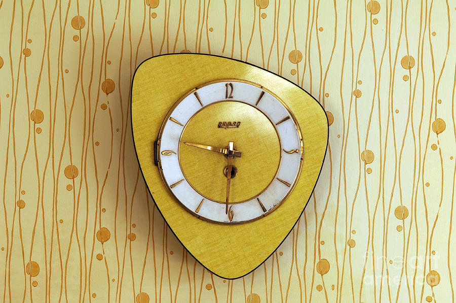 Kidney Shaped Clock Photograph by Helmut Meyer zur Capellen