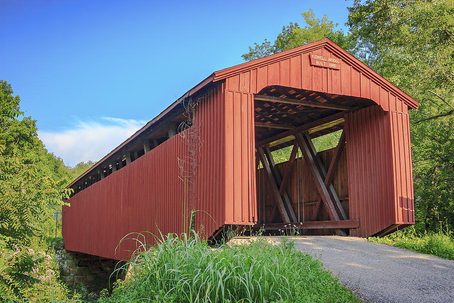 Kidwell Covered Bridge Photograph by Jack R Perry