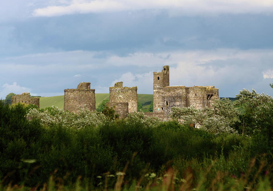 Castle Photograph - Kidwelly Castle by Jeff Townsend