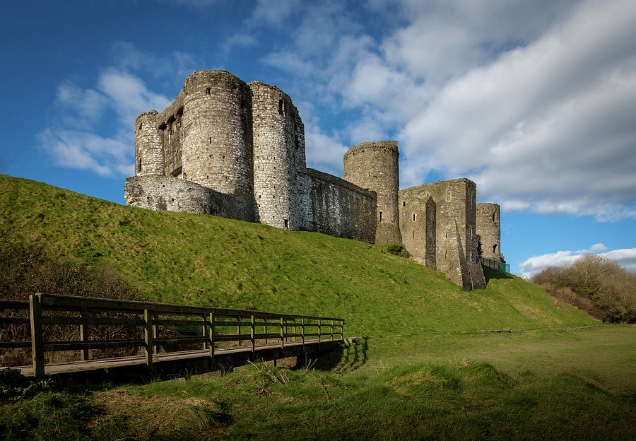Castle Photograph - Kidwelly Castle South Wales by Leighton Collins
