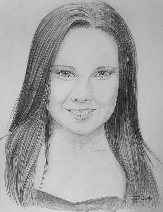 Kiersten Drawing by Duncan Sawyer - Fine Art America